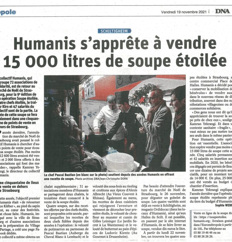 DNA – HUMANIS s’apprêteà vendre…